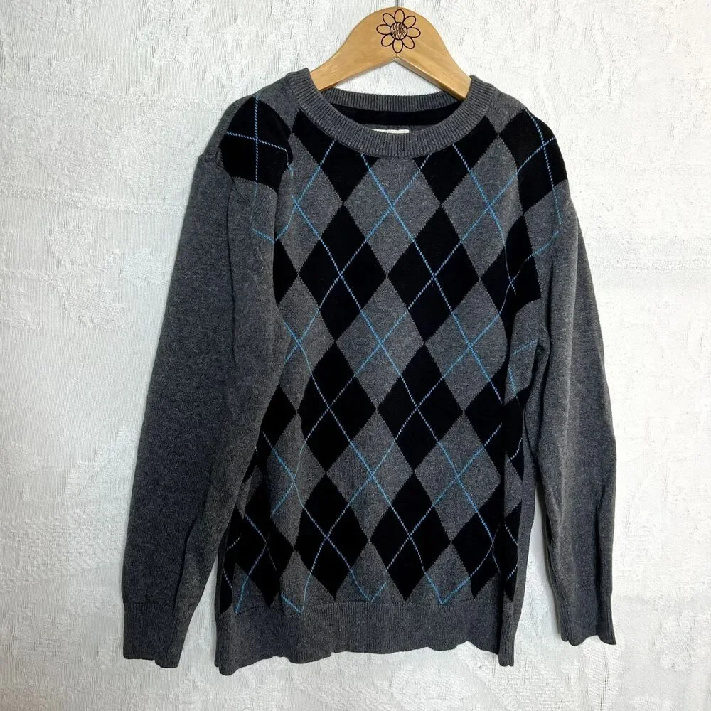 Boy's Old Navy Argyle Sweater